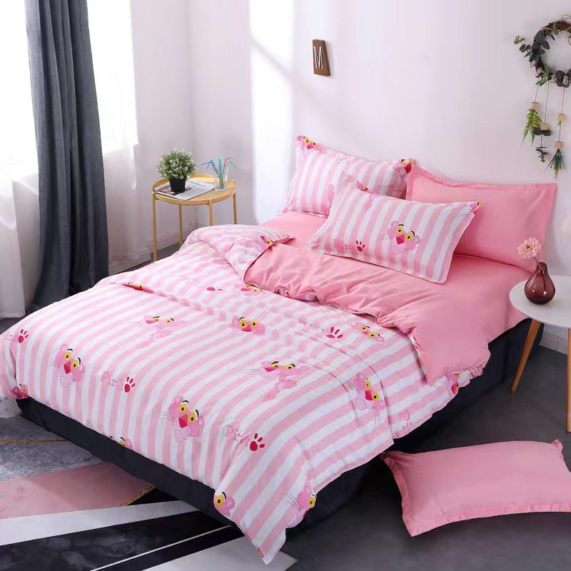 Modern Floral Pattern Duvet Cover Set