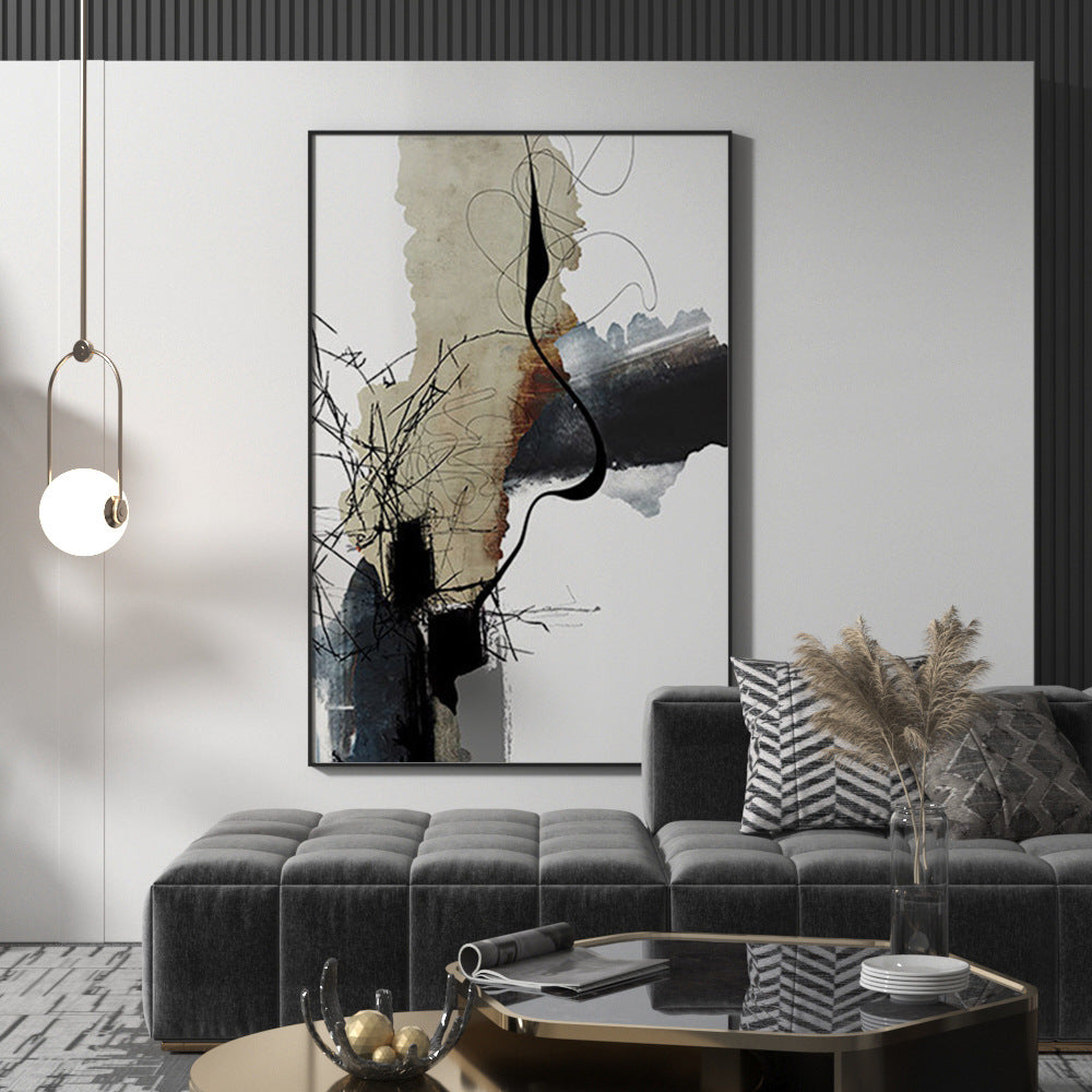 Abstract Expressionist Canvas Wall Art Homeandso