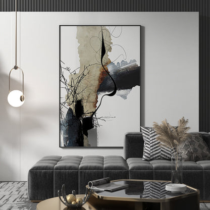 Abstract Expressionist Canvas Wall Art Homeandso