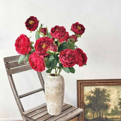 Lifelike Peony Floral Arrangement