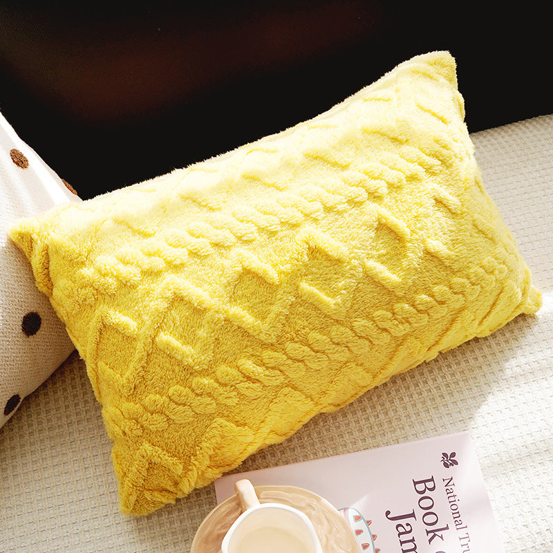 Star-Shaped Plush Cushion