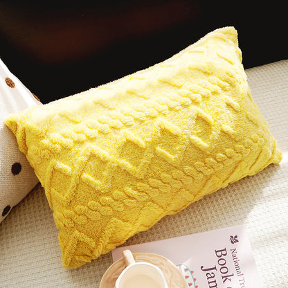 Star-Shaped Plush Cushion