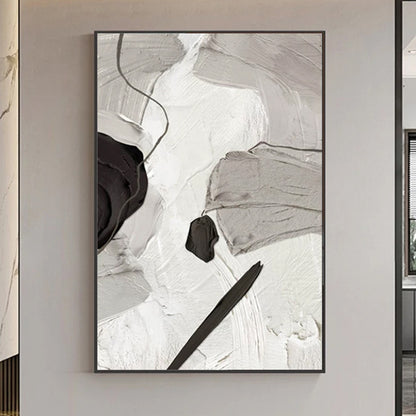 Abstract Minimalist Framed Canvas Art Homeandso