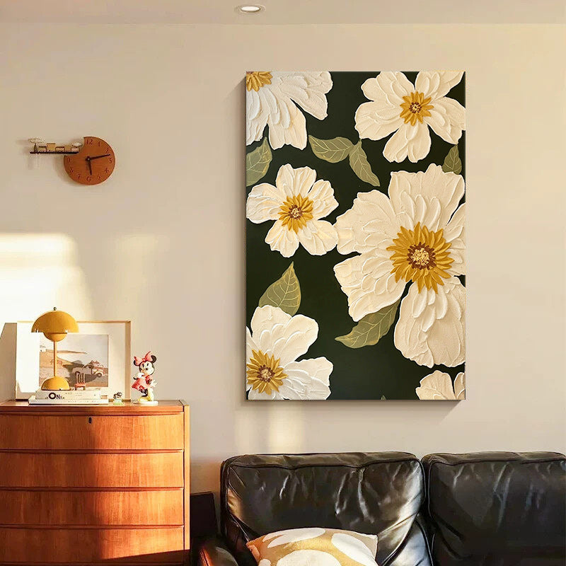 Floral Embossed Wall Art Homeandso