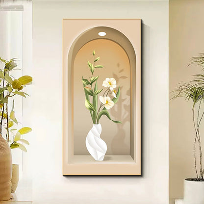 Framed Floral Landscape Artwork Homeandso