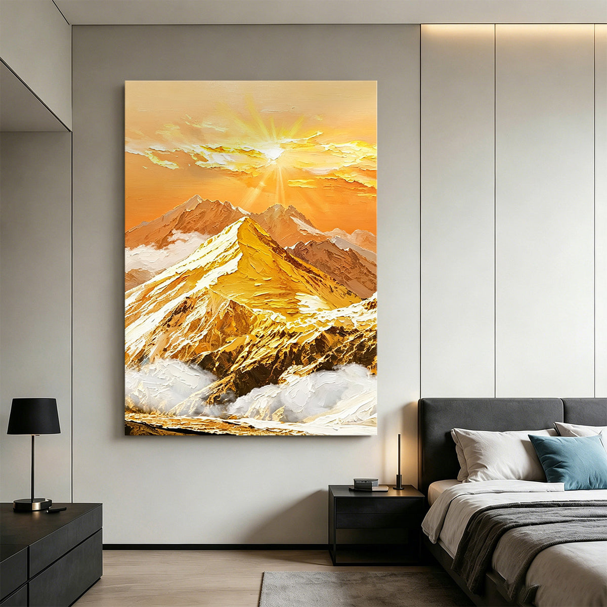 Mountain Landscape Canvas Art Homeandso