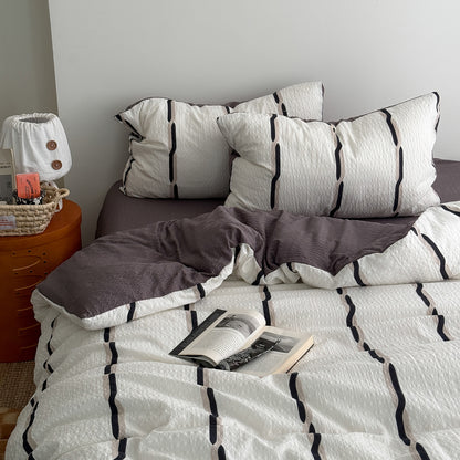 Playful Cartoon Character Bedding Set Homeandso