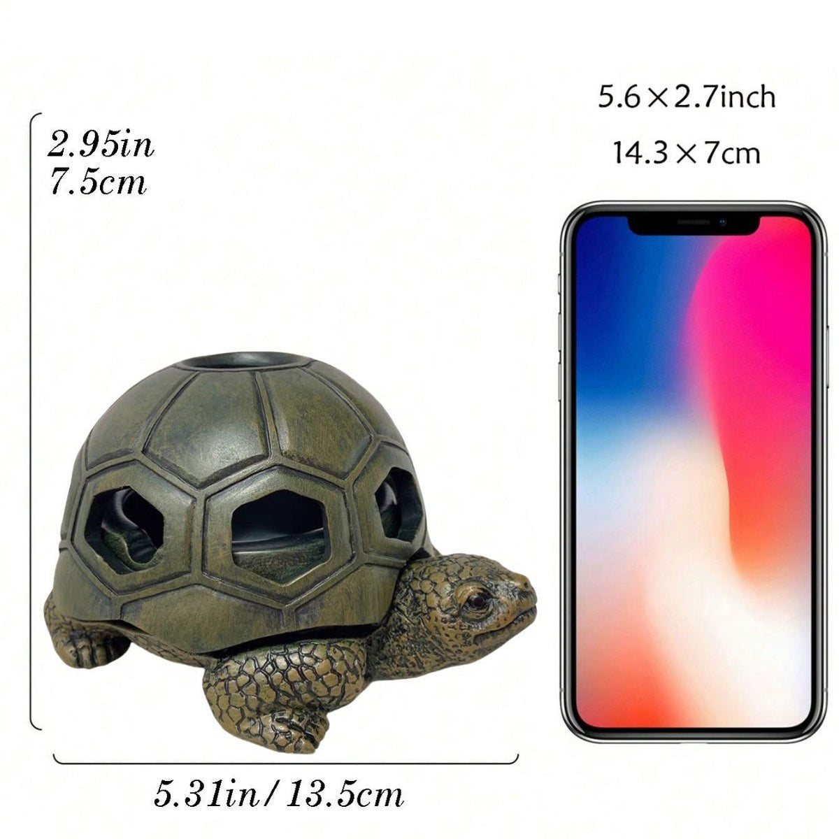 Decorative Turtle-Shaped Candle Holder Homeandso