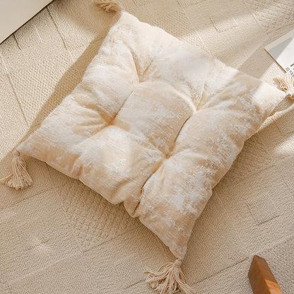 Floral-Patterned Decorative Floor Cushion