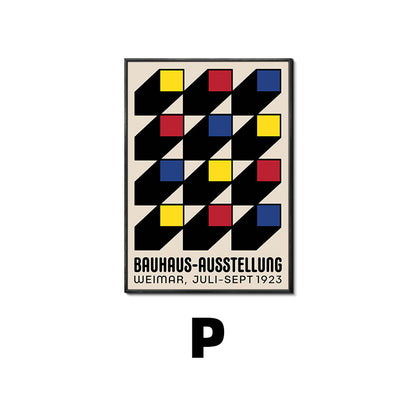 Bauhaus Geometric Wall Art Print Homeandso