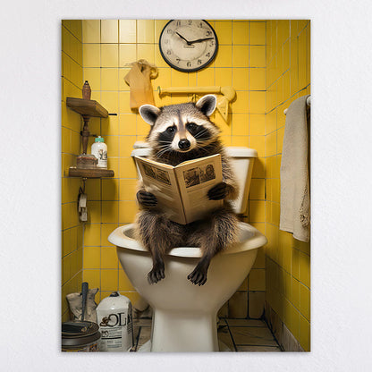 Humorous Animal-Themed Wall Art Print Homeandso
