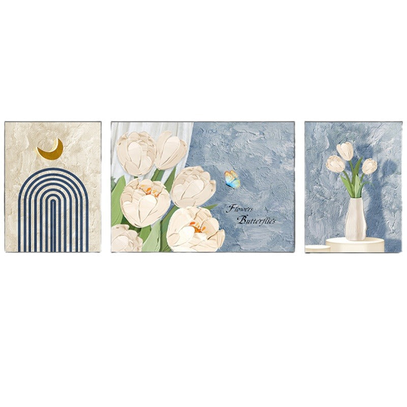 Decorative Framed Triptych Art Print Homeandso