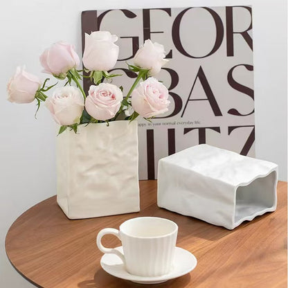 Elegant Ceramic Flower Vase Homeandso
