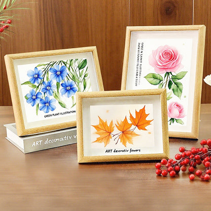 Artistic Flower Illustration Picture Frame