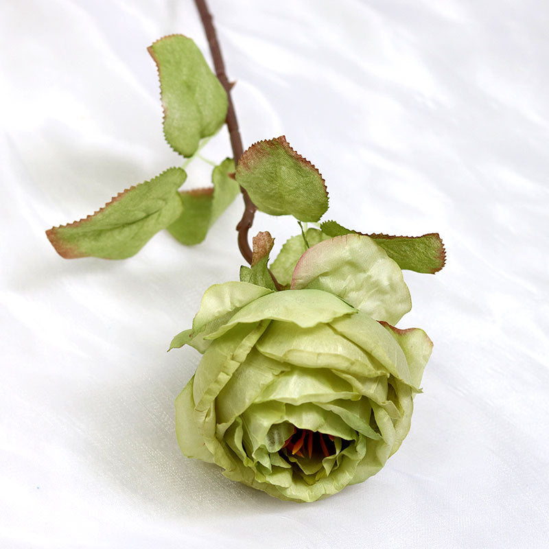 Elegant Decorative Silk Rose Stem