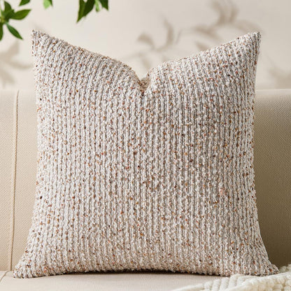 Textured Knit Throw Pillow