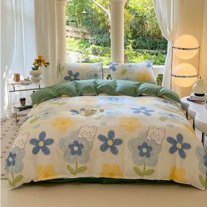 Playful Cartoon-Themed Duvet Cover Set Homeandso