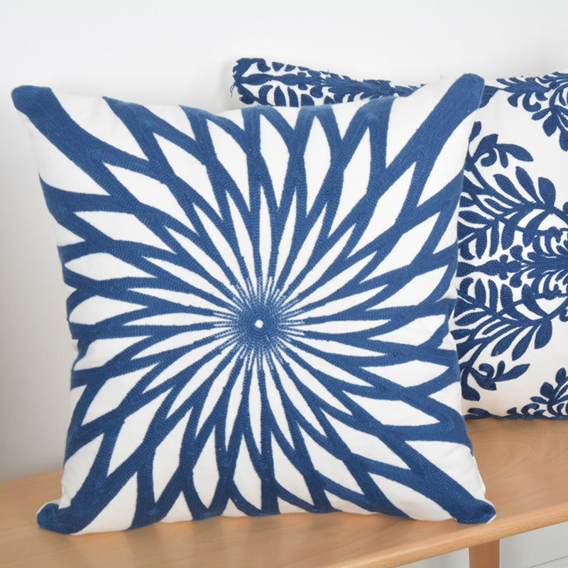 Geometric Patterned Throw Pillow