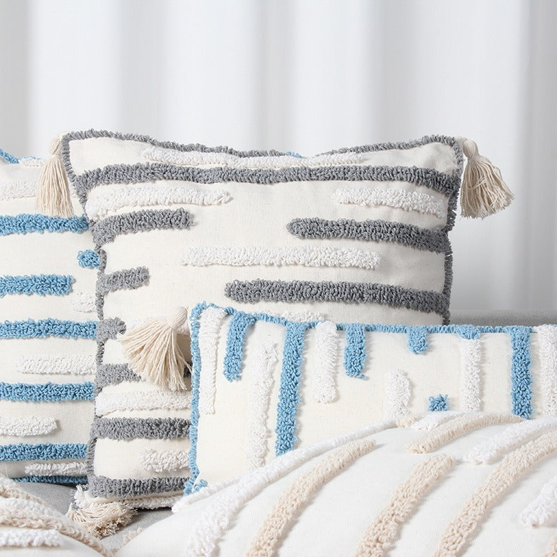 Textured Woven Throw Pillow