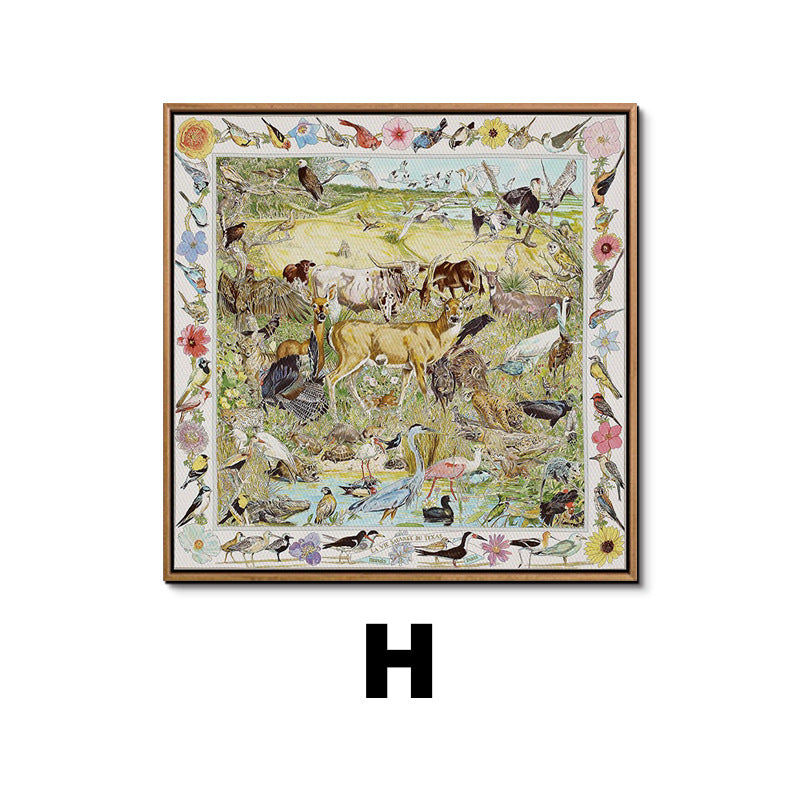 Botanical Garden Landscape Framed Wall Art Homeandso
