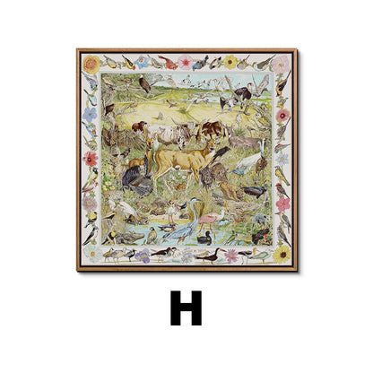 Botanical Garden Landscape Framed Wall Art Homeandso