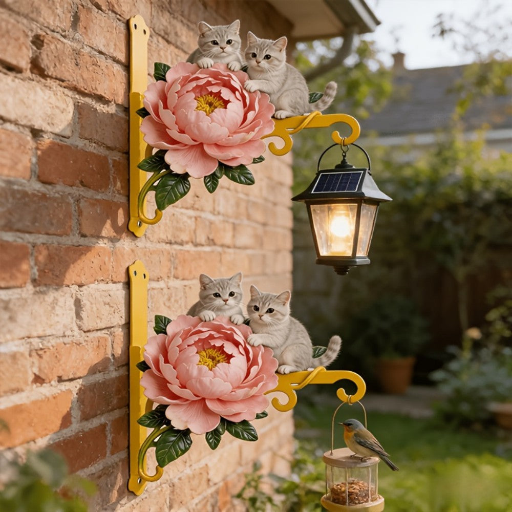 Decorative Owl and Flower Wall Hook Homeandso