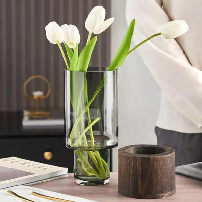 Modern Glass Cylinder Vase