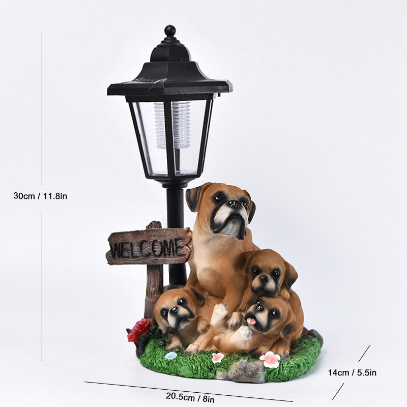 Decorative Dog Lantern Homeandso