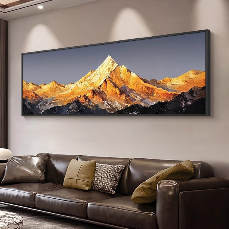 Majestic Mountain Range Canvas Artwork Homeandso