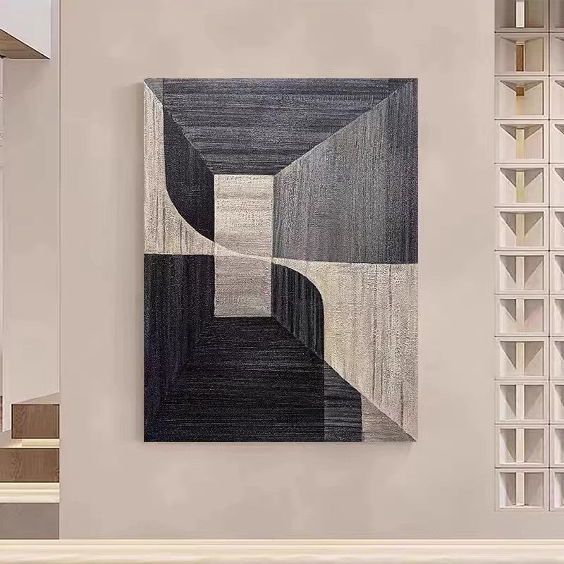 Abstract Geometric Area Rug Homeandso