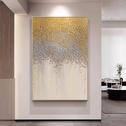 Textured Abstract Drip Canvas Artwork Homeandso