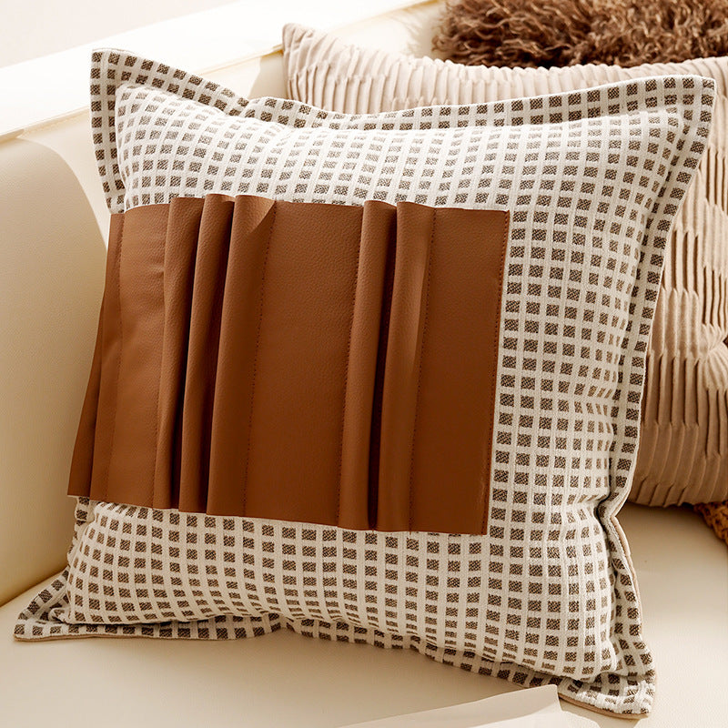 Elegant Textured Decorative Lumbar Pillow