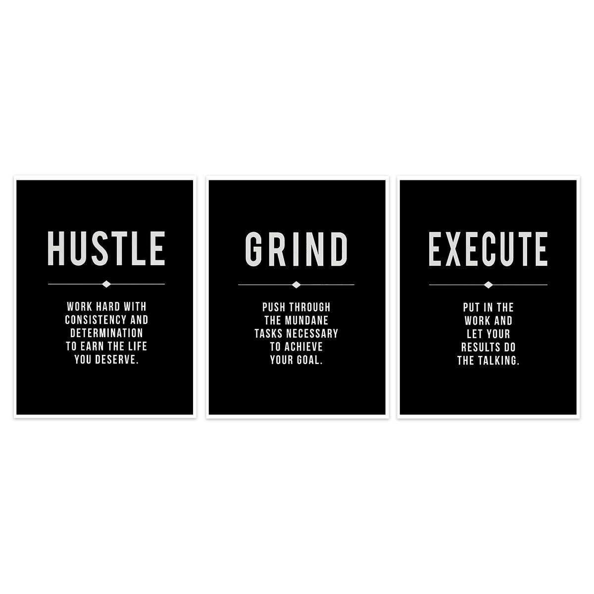 Motivational Typography Wall Art Print Homeandso