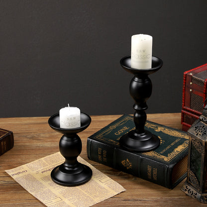 Vintage-Inspired Metal Candle Holder Homeandso