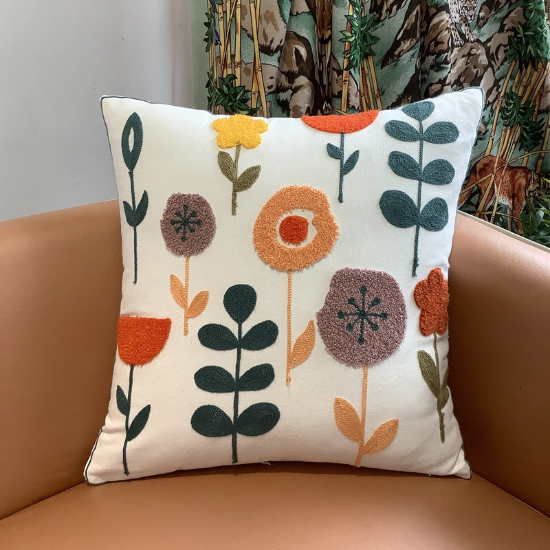 Dekoratives Blumen-Kissen