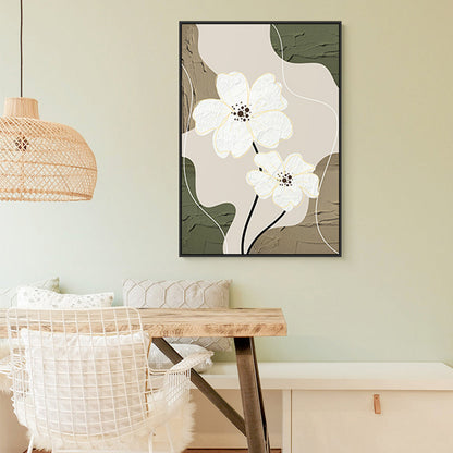 Floral Abstract Canvas Wall Art Homeandso