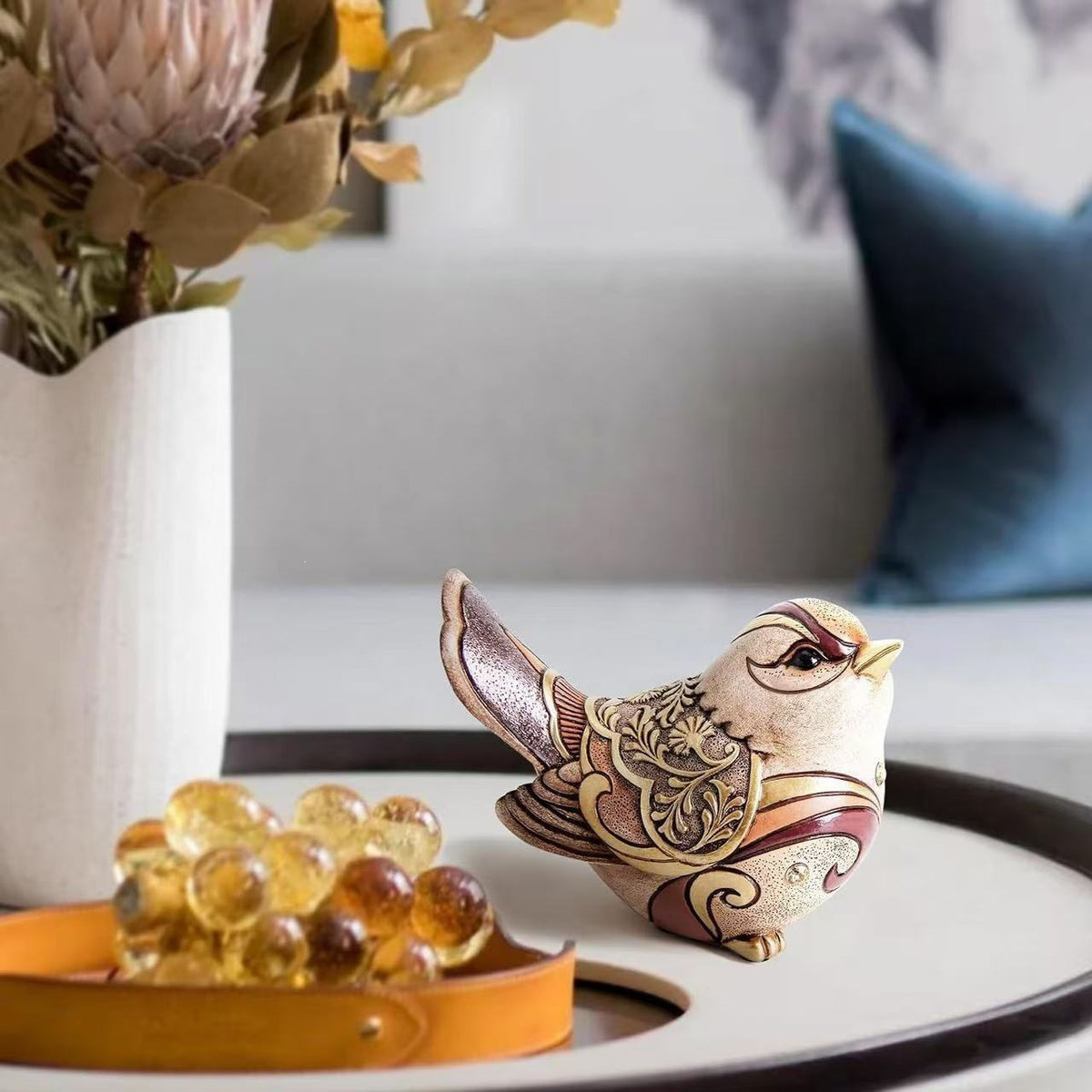 Decorative Bird Figurine Homeandso