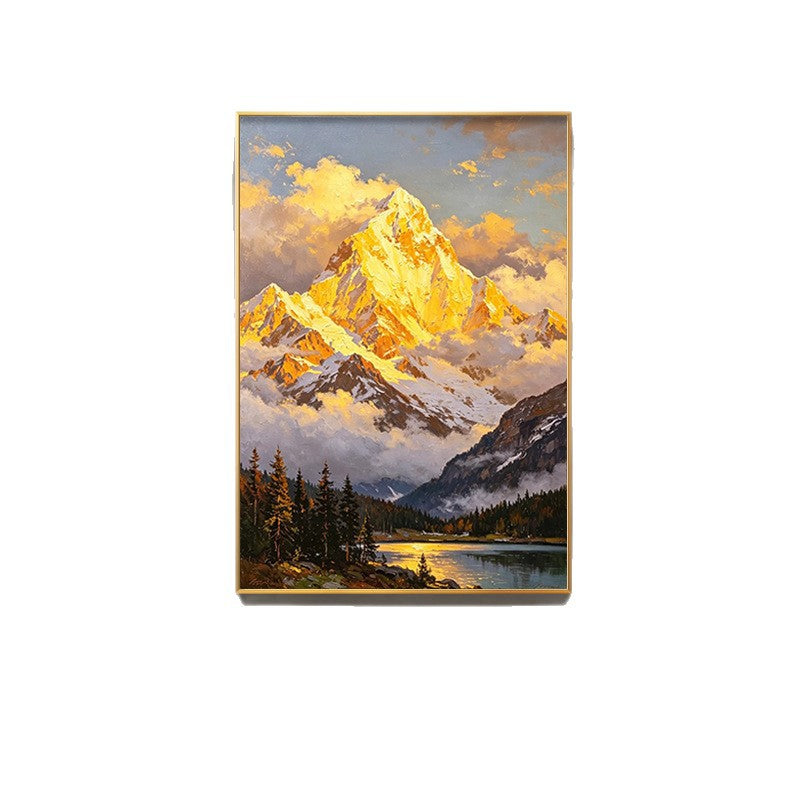 Majestic Mountain Range Canvas Art Homeandso