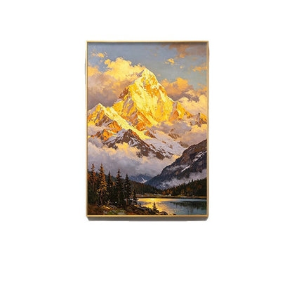 Majestic Mountain Range Canvas Art Homeandso