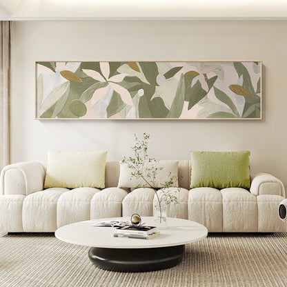 Botanical-Themed Abstract Wall Mural Homeandso
