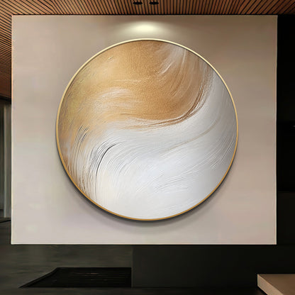 Artistic Round Wall Mirror Homeandso