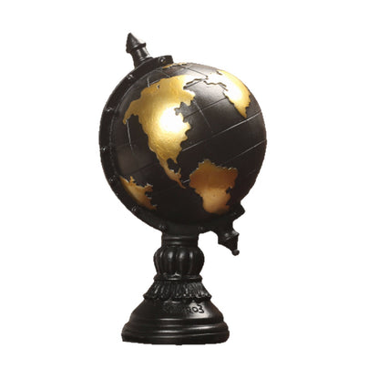 Home Decor Antique Black Globe Homeandso