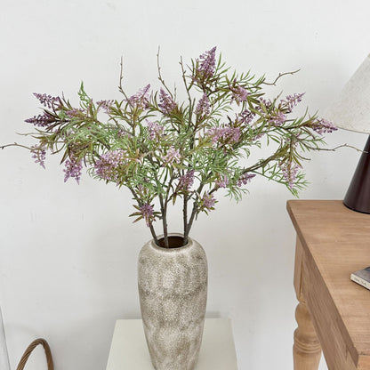 Decorative Faux Lavender Floral Stem for Home Display