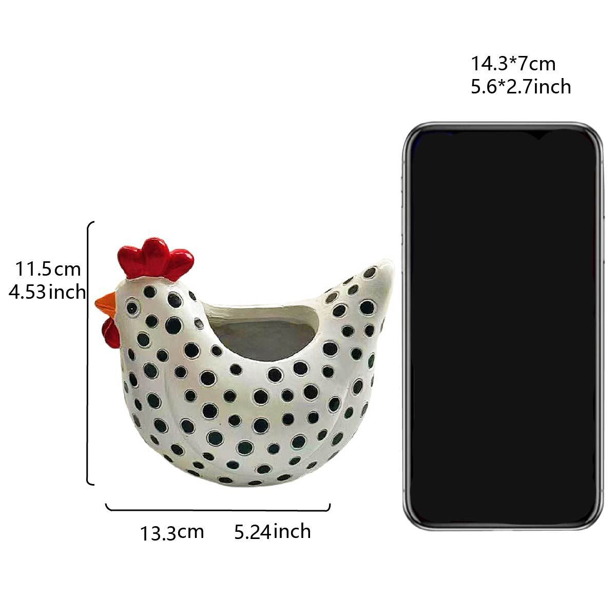 Decorative Chicken Planter Homeandso
