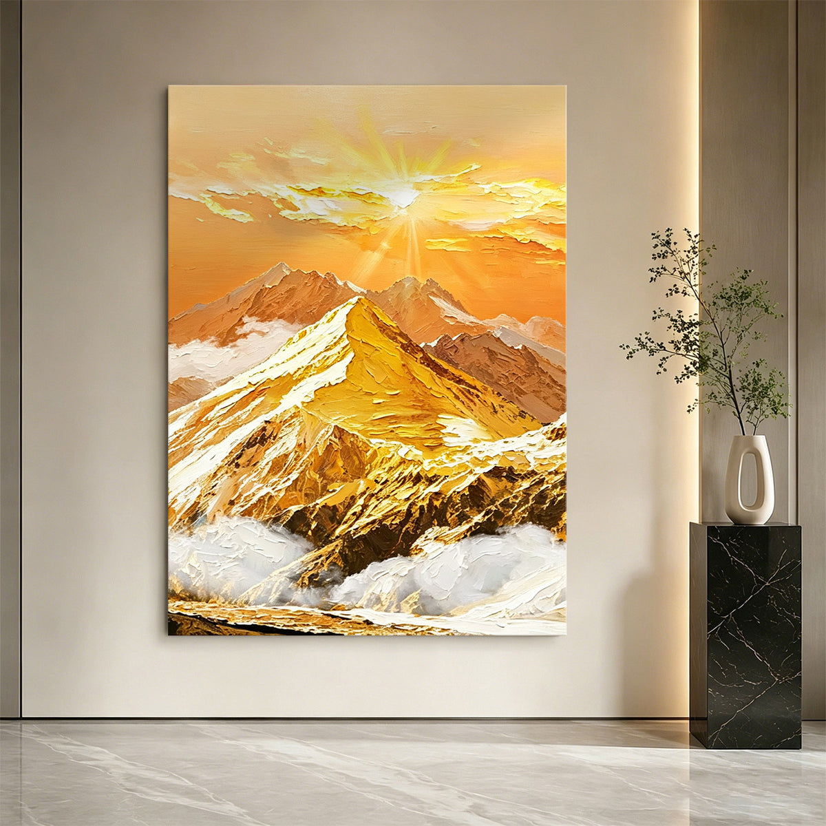 Mountain Landscape Canvas Art Homeandso