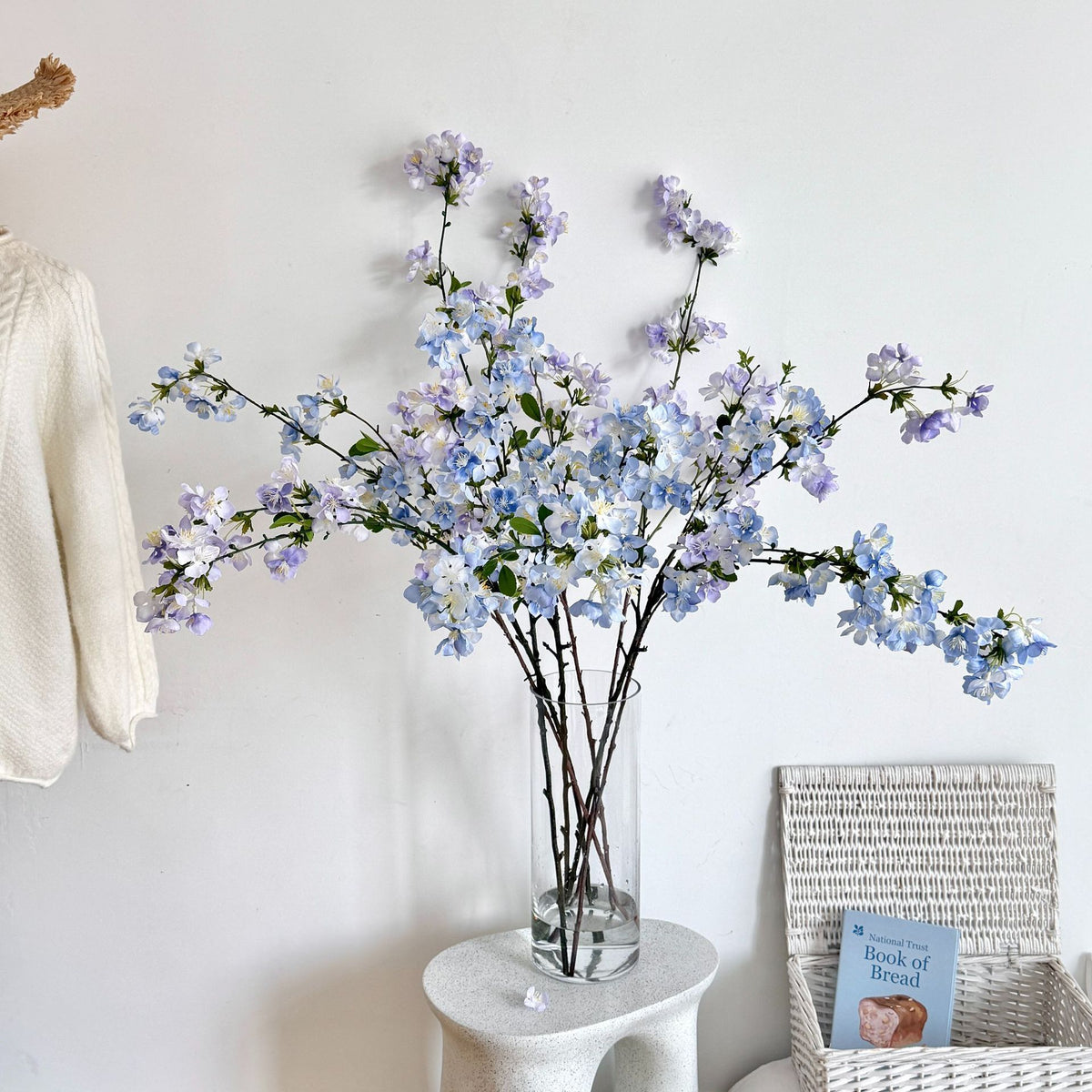 Decorative Faux Blossom Branch for Home Decor