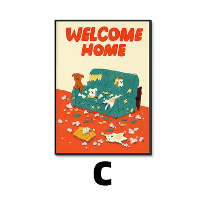 Decorative Welcome Home Wall Art Homeandso