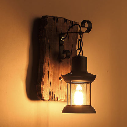 Rustic Wall Lantern Light