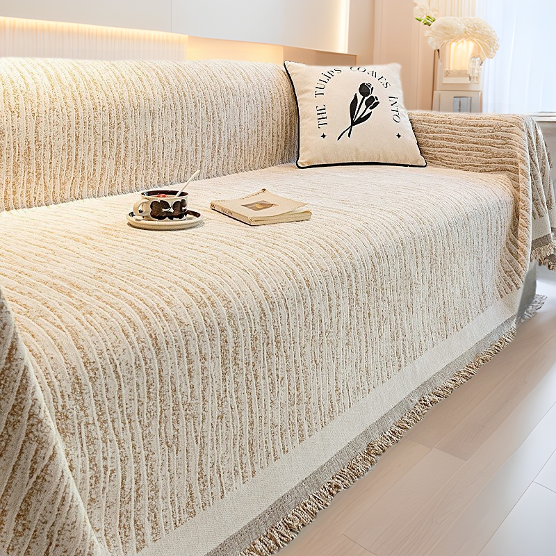 Cozy Knitted Sofa Cover
