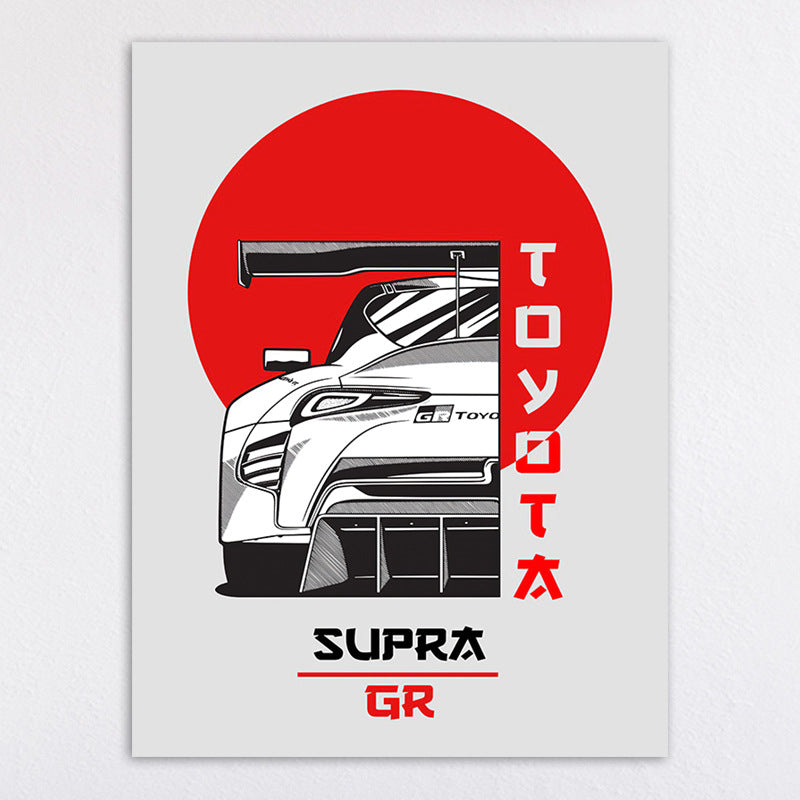 Automotive Art Print Homeandso